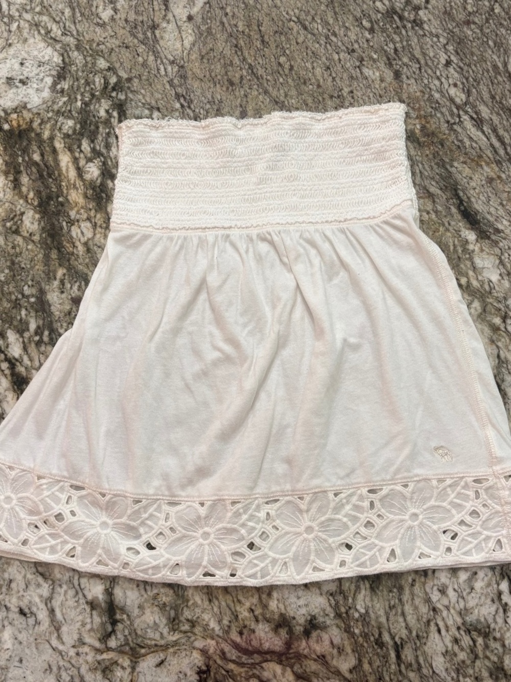 Y2K Abercrombie and Fitch Babydoll Strapless Tank Top